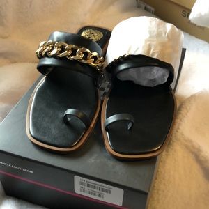 Vince Camino black heeled sandals